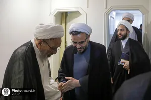 دیدار کارگروه مدرسه تابستانی دارالعلم با علما در مشهد-1