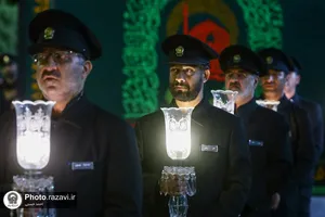 مراسم شام غریبان امام حسین(علیه&zwnj;السلام) در حرم مطهر رضوی