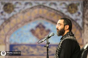 مراسم عزاداری شهادت امام سجاد علیه السلام در حرم مطهر رضوی