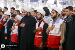 مراسم اذن خدمت ۳هزار داوطلب هلال احمر