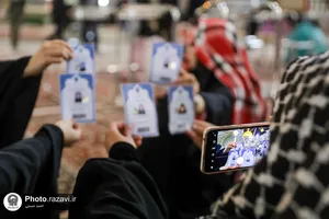 اعتکاف دانشجویی در حرم مطهر رضوی