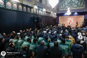 مجلس روضه فاطمیه در حرم مطهر رضوی-2