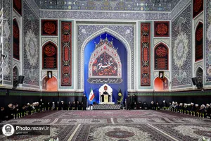 آئین خطبه&zwnj;خوانی شب عاشورا در حرم مطهر رضوی-2