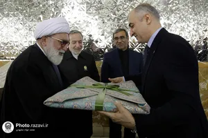 دیدار شرکت کنندگان بیست و هشتمین اجلاسیه سازمان اکو با تولیت آستان قدس رضوی-2
