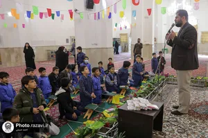 جشن نوجوانان در حرم مطهر رضوی