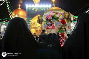 حال و هوای حرم مطهر رضوی در شب میلاد امام رضا علیه&zwnj;السلام -2