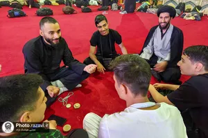 حضور دانش&zwnj;آموزان مدارس امام رضا علیه&zwnj;السلام در راهپیمایی اربعین حسینی