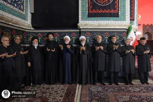 آیین خطبه&zwnj;خوانی شب شهادت امام رضا علیه&zwnj;السلام در حرم مطهر رضوی-1
