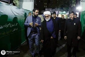 بازدید تولیت آستان قدس رضوی از موکب دخترانه نجمه