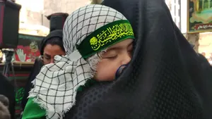 برگزاری مراسم بزرگ شیرخوارگان حسینی در ملایر/ کلیپ و عکس