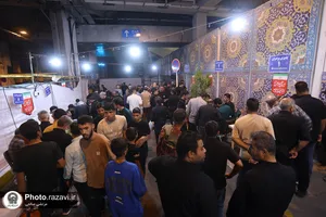 موکب امام رضا علیه&zwnj;السلام در حرم مطهر رضوی