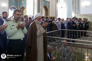 اقامه نماز عید سعید فطر در حرم مطهر رضوی - 2