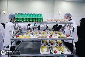 اجرای نیت موقوفه مهدی قلی خان قرایی در حرم مطهر رضوی