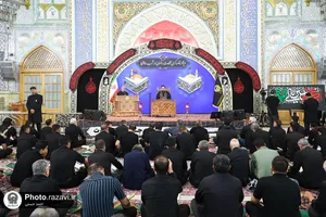 محفل قرآنی حرم مطهر رضوی در شب عاشورای حسینی