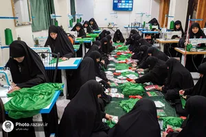 کارگاه دوخت لباس شیرخوارگان حسینی