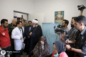 حضور اهالی رسانه در آیین بهره&zwnj;برداری از 15 پروژه بنیاد کرامت رضوی در روستای هندل آباد