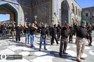 عزاداری روز شهادت امام رضا علیه&zwnj;السلام در حرم مطهر رضوی