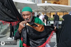 عزاداری عاشورای حسینی در حرم مطهر رضوی