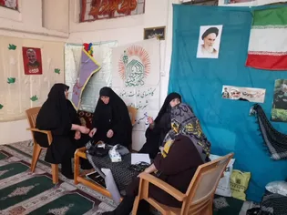 برپایی ایستگاه سلامت و ارائه مشاوره توسط خادمیاران رضوی در لاهیجان