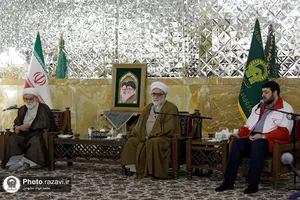 دیدار مدیران جمعیت هلال احمر کشور با تولیت آستان قدس رضوی