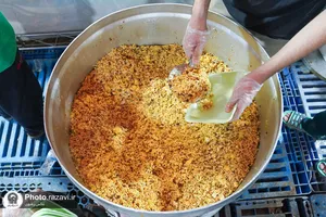 موکب آستان قدس رضوی در مرز مهران