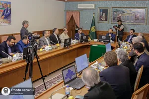 دیدار جمعی از اعضای جامعه هتلداران ایران با قائم&zwnj;مقام تولیت آستان قدس رضوی