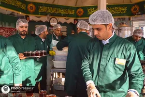 تشرف جمعی از عوامل رسانه ملی به حرم مطهر رضوی