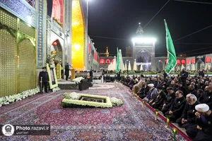 آئین شام غریبان شهادت امام رضا(ع) در حرم مطهر رضوی