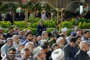 مراسم شب زیارتی امام رضا علیه&zwnj;السلام در حرم مطهر رضوی