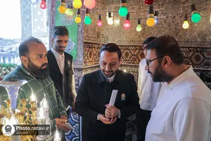 حضور قائم مقام تولیت آستان قدس رضوی در برنامه تلویزیونی مخاطب خاص
