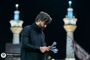 مراسم عزاداری شام غریبان حضرت رسول(ص) و امام حسن مجتبی(ع) در حرم مطهر رضوی