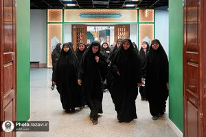بازدید خواهران خدمه حرم مطهر رضوی از بخش&zwnj;های مختلف حرم امام رضا علیه&zwnj;السلام