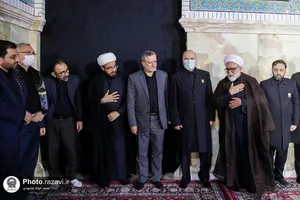 آیین خطبه خوانی شب شهادت امام رضا علیه السلام در حرم مطهر رضوی - 3