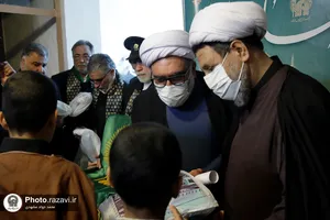 حضور تولیت آستان قدس در مرکز کودکان بهزیستی کرمان