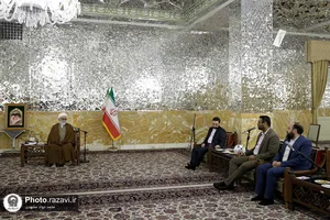 دیدار معاون و مدیران سیمای صدا و سیمای جمهوری اسلامی با تولیت آستان قدس رضوی
