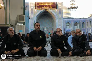 مراسم بزرگداشت شهید کامیاب در حرم مطهر رضوی