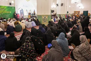 مراسم گرامیداشت شهدای خدمت ویژه زائران اردو زبان