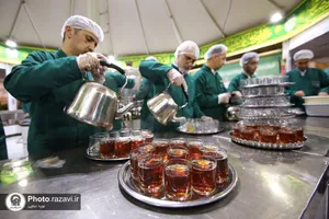 چایخانه حرم مطهر رضوی در ماه مبارک رمضان