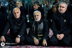 آیین خطبه خوانی شب شهادت امام رضا علیه السلام در حرم مطهر رضوی - 2