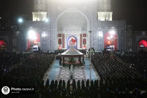 آئین خطبه&zwnj;خوانی شب عاشورا در حرم مطهر رضوی-2