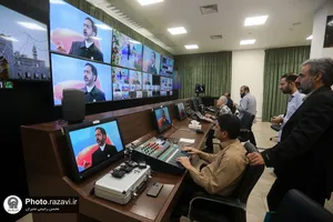 پوشش رسانه ای مراسم تحویل سال در حرم مطهر رضوی