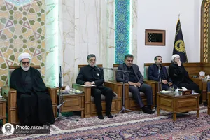 دیدار اعضای کمیسیون اصل ۹۰ مجلس شورای اسلامی با تولیت آستان قدس رضوی