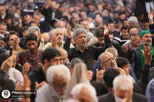 مراسم گرامیداشت حماسه ٩ دی در حرم مطهر رضوی - 1