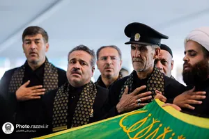 بدرقه کاروان خدام حرم مطهر رضوی در فرودگاه امام خمینی (ره) تهران