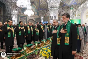مراسم خطبه خوانی صبح میلاد امام رضا علیه&zwnj;السلام