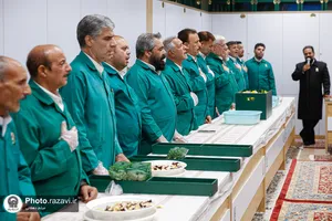 بازدید منتخبین مسابقات قرآن دانشگاه&zwnj;های پیام نور سراسر کشور از بخش&zwnj;های مختلف حرم امام رضا علیه&zwnj;السلام