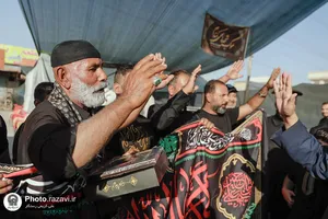 تجلیل از مواکب اربعین حسینی توسط خدام حرم مطهر رضوی