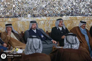 دیدار تولیت آستان قدس رضوی با شیوخ عشایر عراق