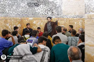 تشرف دانش&zwnj;آموزان زیارت اولی استان خوزستان به حرم مطهر رضوی
