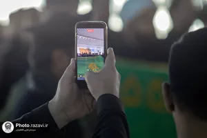 بدرقه کاروان خدام حرم مطهر رضوی در فرودگاه امام خمینی (ره) تهران